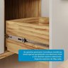 Lavanderia Modulada Compacta 2 Peças 6 Portas 2 Gavetas com Tampo e Vidro Reflecta 100% Mdf Itália - 4