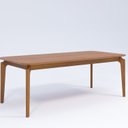 Ver imagem 2 de Mesa Ficus Natuame 77cm x100cm x 210cm Tampo em MDF Marrom/Madeira/Cinamomo