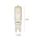 Ver imagem 2 de Kit 6 Lâmpadas Led Taschibra G9 Bipino 2,5w Leitosa 2700k 110v