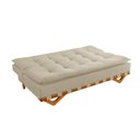 Ver imagem 5 de Sofá Cama para Sala de Estar Ref 42 - 2504-B Capri Bege