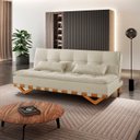 Ver imagem 1 de Sofá Cama para Sala de Estar Ref 42 - 2504-B Capri Bege