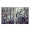 Ver imagem 1 de kit com 2 Quadros Decorativos Florais com Moldura e Vidro para Sala Quarto Escritório e Clínica 82x1