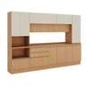 Cozinha Modulada 6 Peças Armários, Balcões, Torre Quente Paneleiro Aroeira CabeCasa MadeiraOriginals - 3