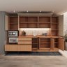 Cozinha Modulada 6 Peças Armários, Balcões, Torre Quente Paneleiro Aroeira CabeCasa MadeiraOriginals - 11