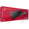 Kit Teclado e Mouse sem Fio K-w60bk C3 Tech - 2