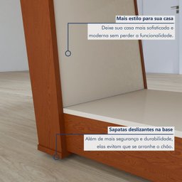 Conjunto Sala de Jantar Mesa 170x90cm Tampo Mdf/vidro com 6 Cadeiras Apogeu - 9