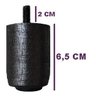 Pés 6,5cm Madeira 4x2 Trava Preto Cama Box Baú Solteiro P63 - 2