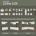 Ver imagem 6 de Armário de Cozinha Completa 190cm Veludo Lux Madesa Rustic Branco
