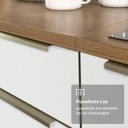 Ver imagem 4 de Armário de Cozinha Completa 190cm Veludo Lux Madesa Rustic Branco