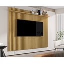Ver imagem 2 de Painel Para Sala Venus Ripado 1.8 TV até 72 Polegadas:Cumaru