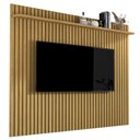 Ver imagem 1 de Painel Para Sala Venus Ripado 1.8 TV até 72 Polegadas:Cumaru