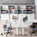 Ver imagem 2 de Cadeira Giratória Martiflex Internauta Secretaria com Braço - N3908pt25pt