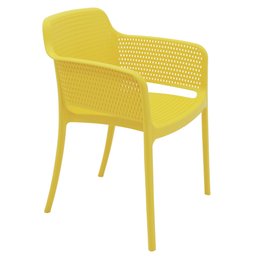 Cadeira Tramontina Gabriela em Polipropileno e Fibra de Vidro Amarelo Tramontina - 1