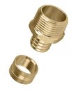 Ver imagem 1 de Conector Fixa Macho Pex Água 20x1/2" Kit C/ 6 - Emmeti