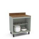 Ver imagem 3 de Balcão de Cozinha 2 Portas 92,5cm Koya Verde