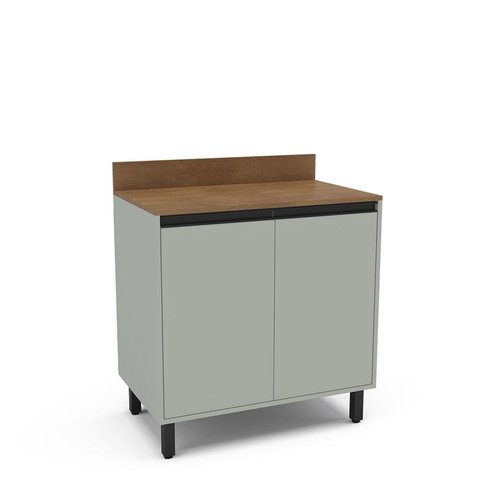Balcão de Cozinha 2 Portas 92,5cm Koya Verde