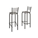 Ver imagem 1 de Kit com 2 Banquetas Tubular Iza 96x36x41 cm Preto