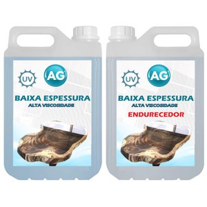 Resina Epoxi Baixa Espessura Alta Viscosidade Ag 500g