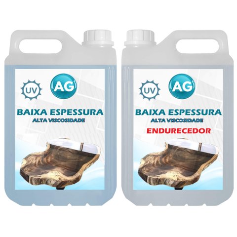 Resina Epoxi Baixa Espessura Alta Viscosidade Ag 500g