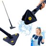 Mop Triângulo de Cozinha Limpeza Ajustável Giratório 360° Limpa Chão Vidro Casa Flash - 2