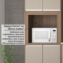 Ver imagem 7 de Cozinha Completa 6 Peças com Espaço para Micro-ondas e Tampo 350cm Lari Luciane Móveis