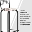 Ver imagem 4 de Kit com 2 Banquetas Tubular Iza 96x36x41 cm Preto