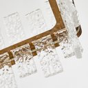 Ver imagem 3 de Lustre Pendente Nordecor Lowy 2764 Dourado Brilho Led Bivolt