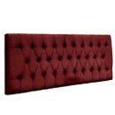 Ver imagem 1 de Painel Cabeceira Dubai para cama box-1,28 Mt-Suede Vermelho