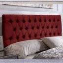 Ver imagem 2 de Painel Cabeceira Dubai para cama box-1,28 Mt-Suede Vermelho