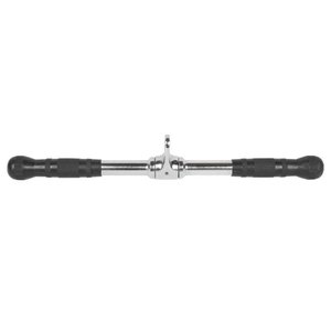Puxador Pulley Reto 51 Cm Pegada Emborrachada com Giro Lion
