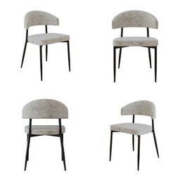 Conjunto Sala de Jantar Mesa Lisboa Madeira Maciça com 4 Cadeiras Bless - 10