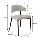 Ver imagem 6 de Conjunto Sala de Jantar Mesa Lisboa Madeira Maciça com 4 Cadeiras Bless