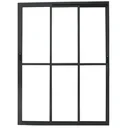 Ver imagem 1 de Porta de Aluminio Sacada 3 Folhas Móveis com Trinco Linha Leve:preto/2,10 X 2,00