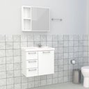 Ver imagem 2 de Espelho Para Banheiro Aço Ameixa 60 Cozimax Branco