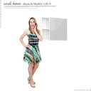 Ver imagem 3 de Espelho Para Banheiro Aço Ameixa 60 Cozimax Branco