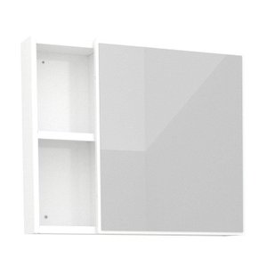Espelho Para Banheiro Aço Ameixa 60 Cozimax Branco