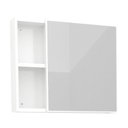 Ver imagem 1 de Espelho Para Banheiro Aço Ameixa 60 Cozimax Branco