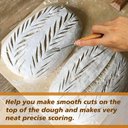 Ver imagem 4 de Faca de Pão Curvada Estilo Ocidental Walfos, Faca para Cortar Pão Booba