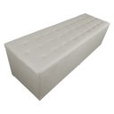 Ver imagem 1 de Calçadeira Recamier Baú Casal Super King 195cm Juliana Suede Bege