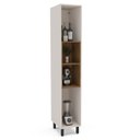 Ver imagem 3 de Paneleiro 2 Portas 2 Nichos Creme Koya 214 cm Bege