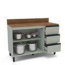 Ver imagem 3 de Balcão de Cozinha 2 Portas 3 Gavetas com Tampo Koya Verde/Oliva