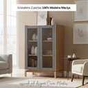 Ver imagem 7 de Cristaleira 2 Portas 115cm 100% Madeira Maciça Barcelona