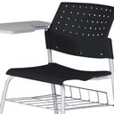 Ver imagem 4 de Kit 5 Carteiras Escolar Cadeira com Prancheta e Suporte para Livros Movie