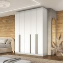 Ver imagem 1 de Guarda Roupa Casal 5 Portas MDF Vicenzo