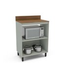 Ver imagem 3 de Balcão de Cozinha 2 Portas 1 Nicho Oliva Koya Verde