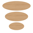 Ver imagem 2 de Mesa de Jantar Cone Oval 180x90cm - Carvalho Avenna