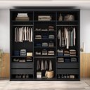 Ver imagem 5 de Closet Casal 100% MDF 208cm 4 Gavetas Moutier Preto