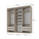 Ver imagem 5 de Closet Casal 100% Mdf 208cm 4 Gavetas Moutier