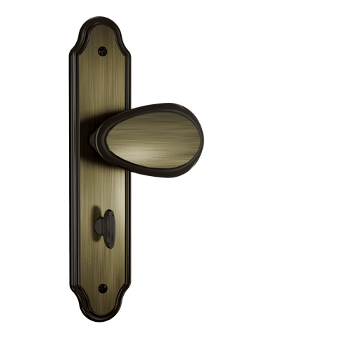 Fechadura Stam 823/10 Espelho Aco Inox Banheiro - Antique E-coat