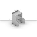 Ver imagem 4 de Balcão de Cozinha 2 Portas 1 Nicho Creme Koya